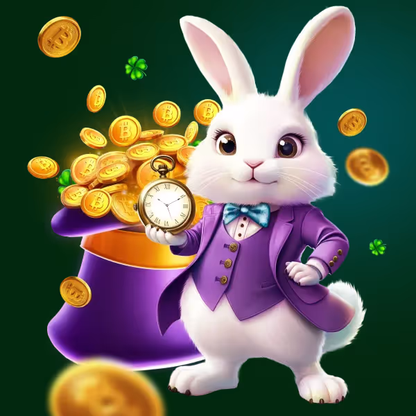 Rainbet Casino showing a luxurious casino interior with glowing lights and poker tables.